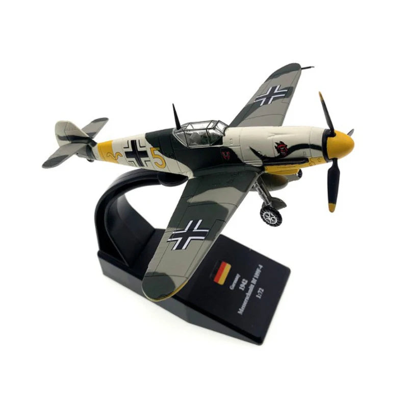 1:72 Scale QCYL76 BF109F-4 Fighter Plane Diecast Display Model