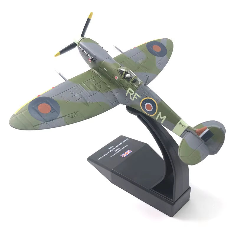 1:72 Scale QCYL247  Supermarine Spitfire Mk V Diecast Model 