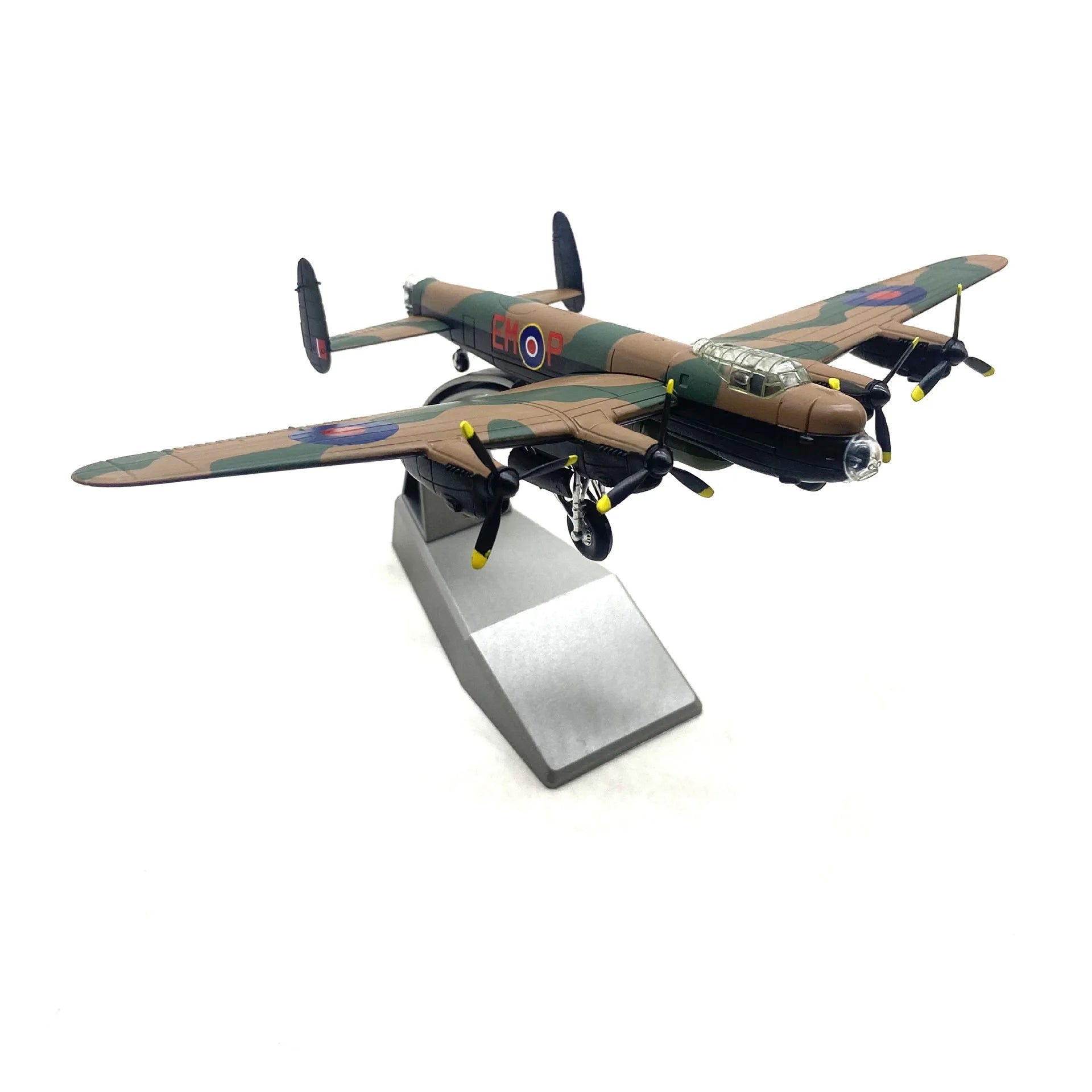 Model of a World War II-era airplane on a white background