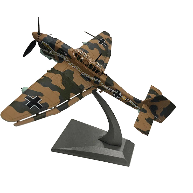 1:72 Scale JU-87 Junkers Fighter Plane Diecast Model
