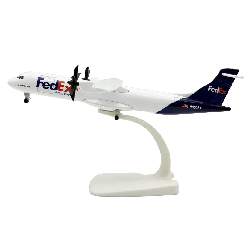  20CM Fedex Express 833 ATR Diecast Aircraft