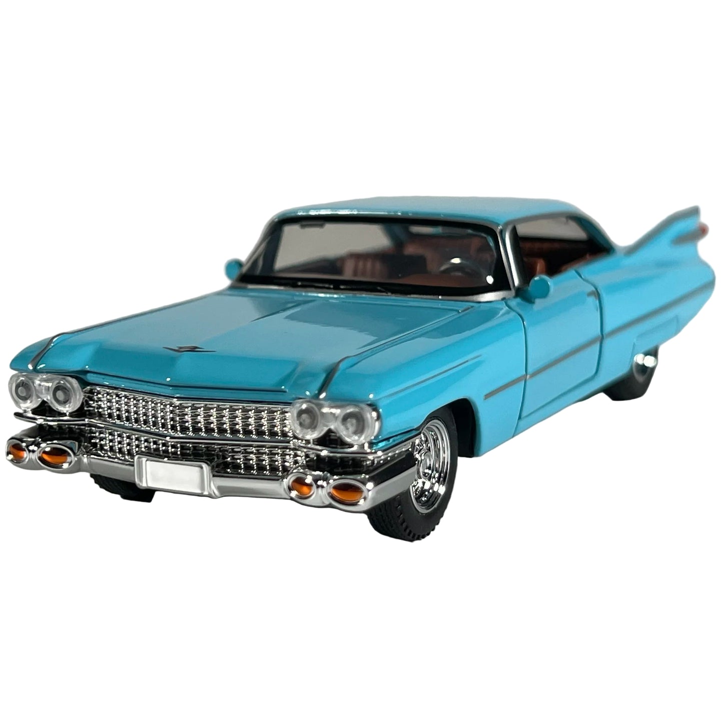 1:32 Cadillac Eldorado Biarritz Classic Retro Car Alloy Metal Diecast Model turquoise