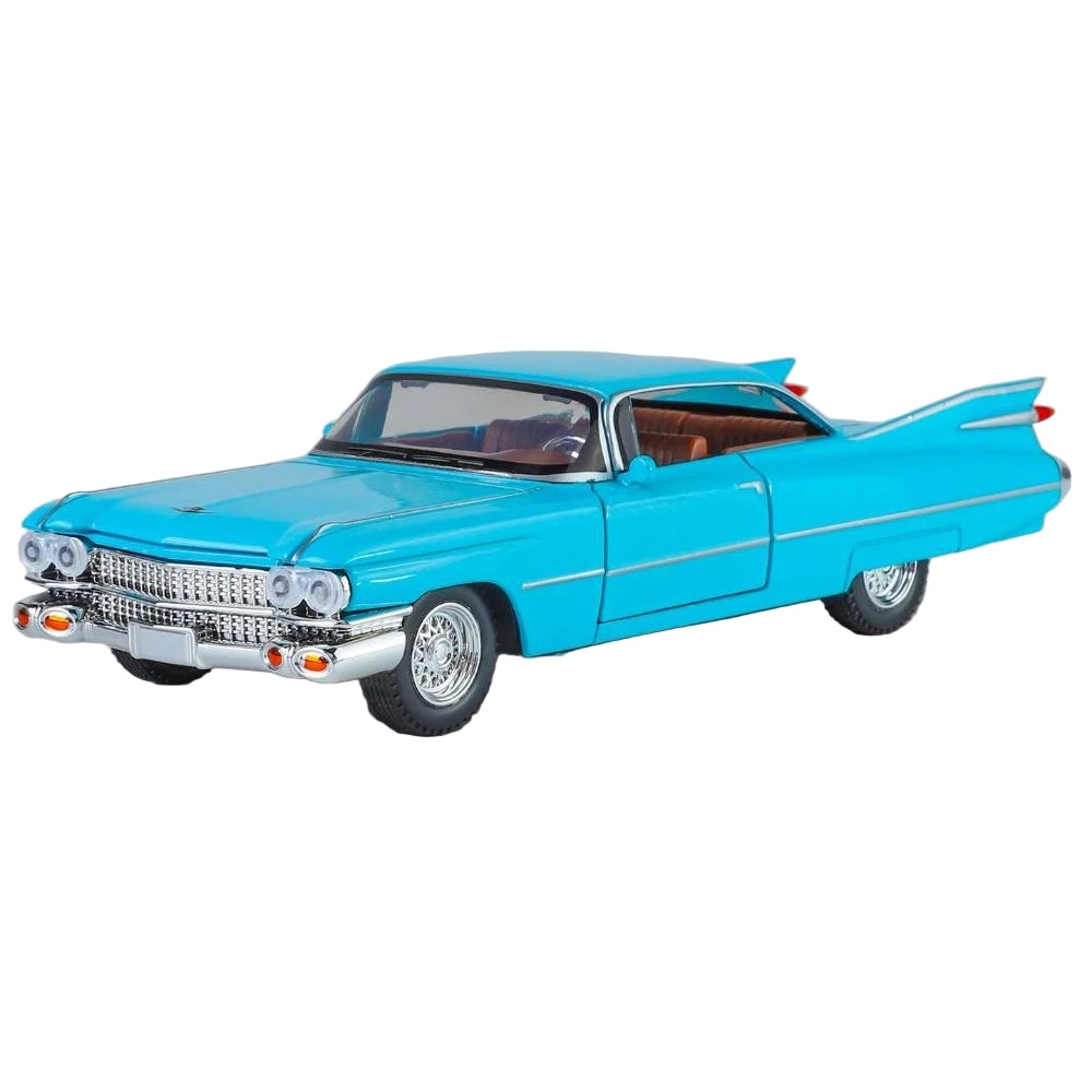 1:32 Cadillac Eldorado Biarritz Classic Retro Car Alloy Metal Diecast Model turquoise blue