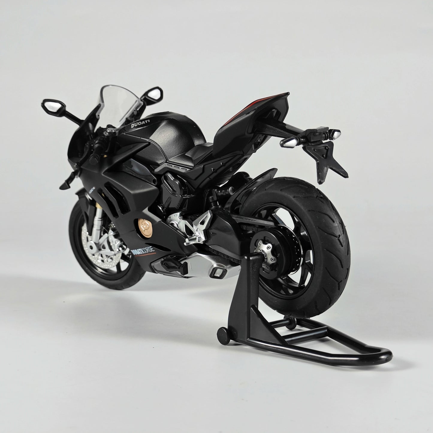 1:12 Scale Ducati V4S Motorcycle Diecast Sound And Light Model black