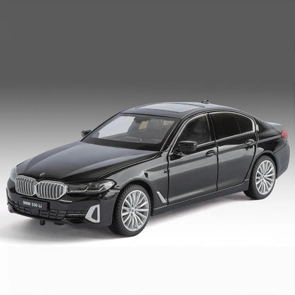 1:24 Scale BMW 530LI Limousine Sound And Light Alloy Car Model