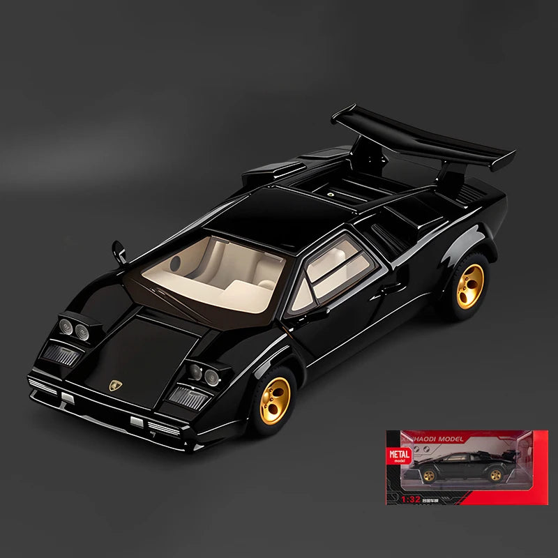 1:32 Lamborghini Countach LP500S Diecast Alloy Car Model black