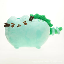Chubby Green Dino Cat Soft Toy 15cm