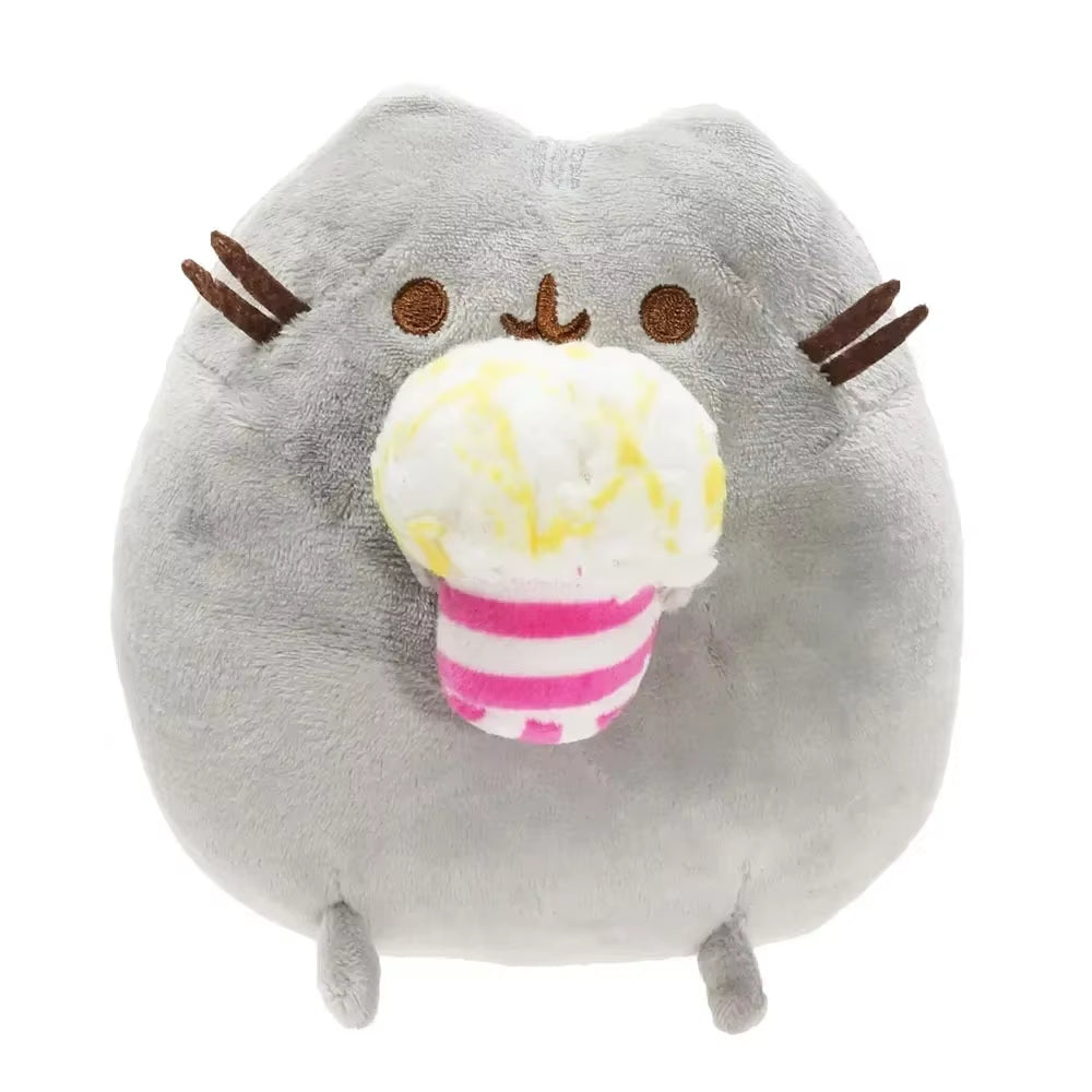 Chubby Ice Cream Cat Soft Toy 15cm