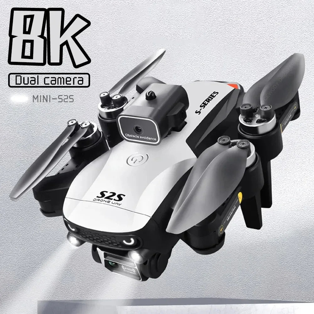 S2S Mini Drone 4k 8K HD Camera Brushless Motor Obstacle Avoidance