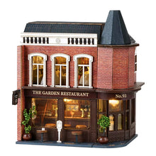 The garden restaurant rustic diy dollhouse