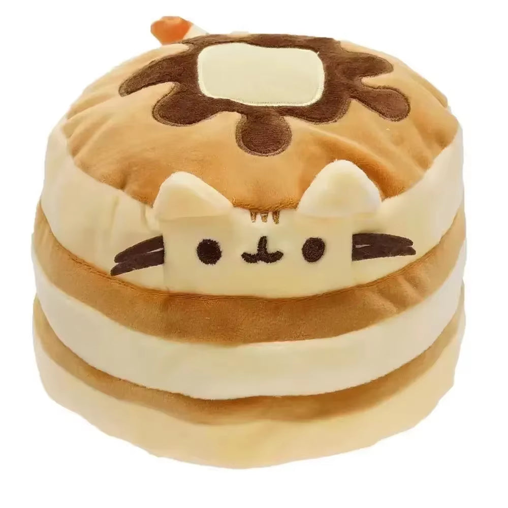 Chubby Pancake Cat Soft Toy 15cm