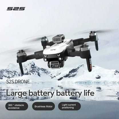 S2S Mini Drone 4k 8K HD Camera Brushless Motor Obstacle Avoidance