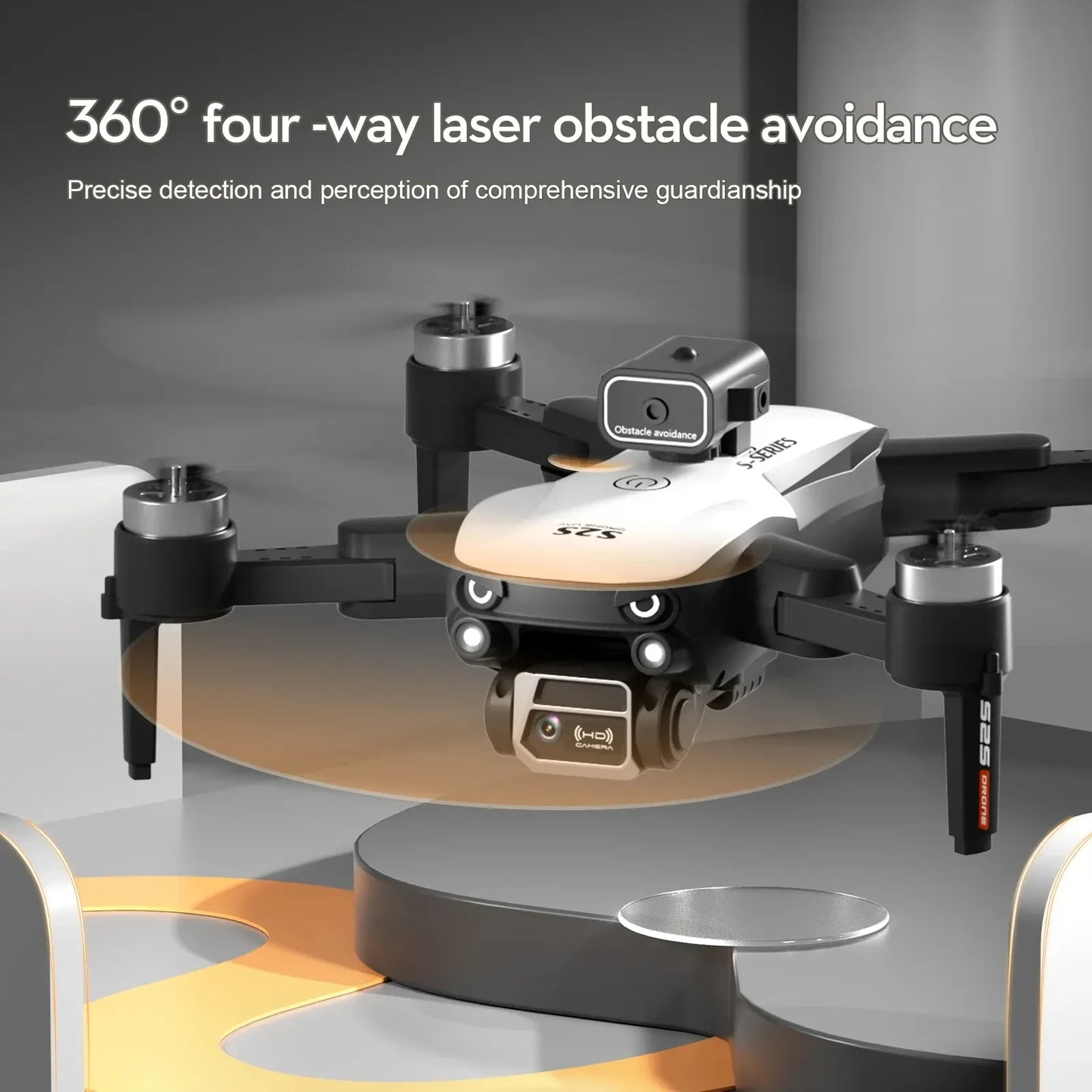 S2S Mini Drone 4k 8K HD Camera Brushless Motor Obstacle Avoidance