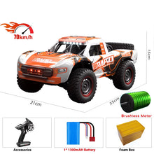 1/14 Q130 RC Car Desert 4WD Off-road Truck 2.4G High Speed Drift