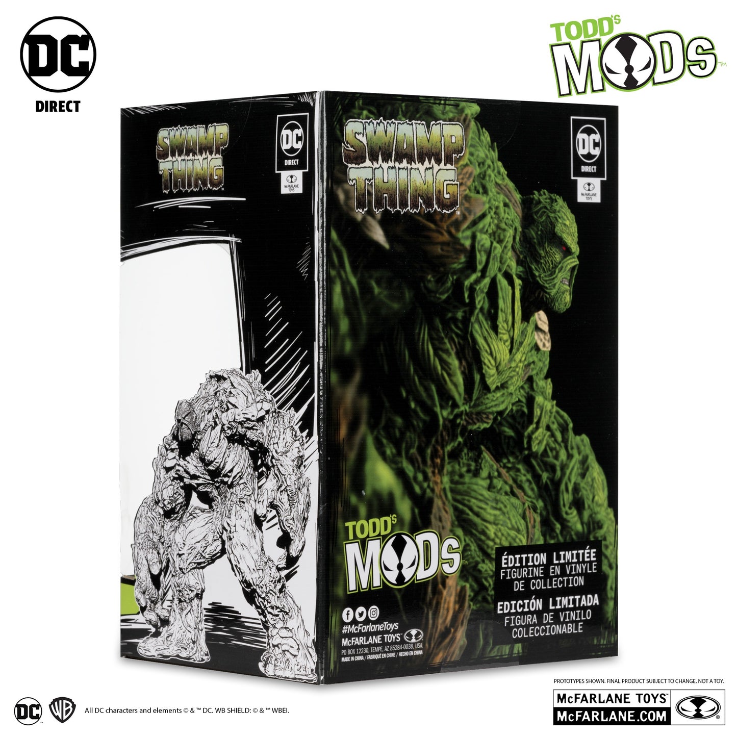 Swamp Thing Limited Edition Collector Vinyl (Todd’s Mods) 4.5in Scale Posed Figure