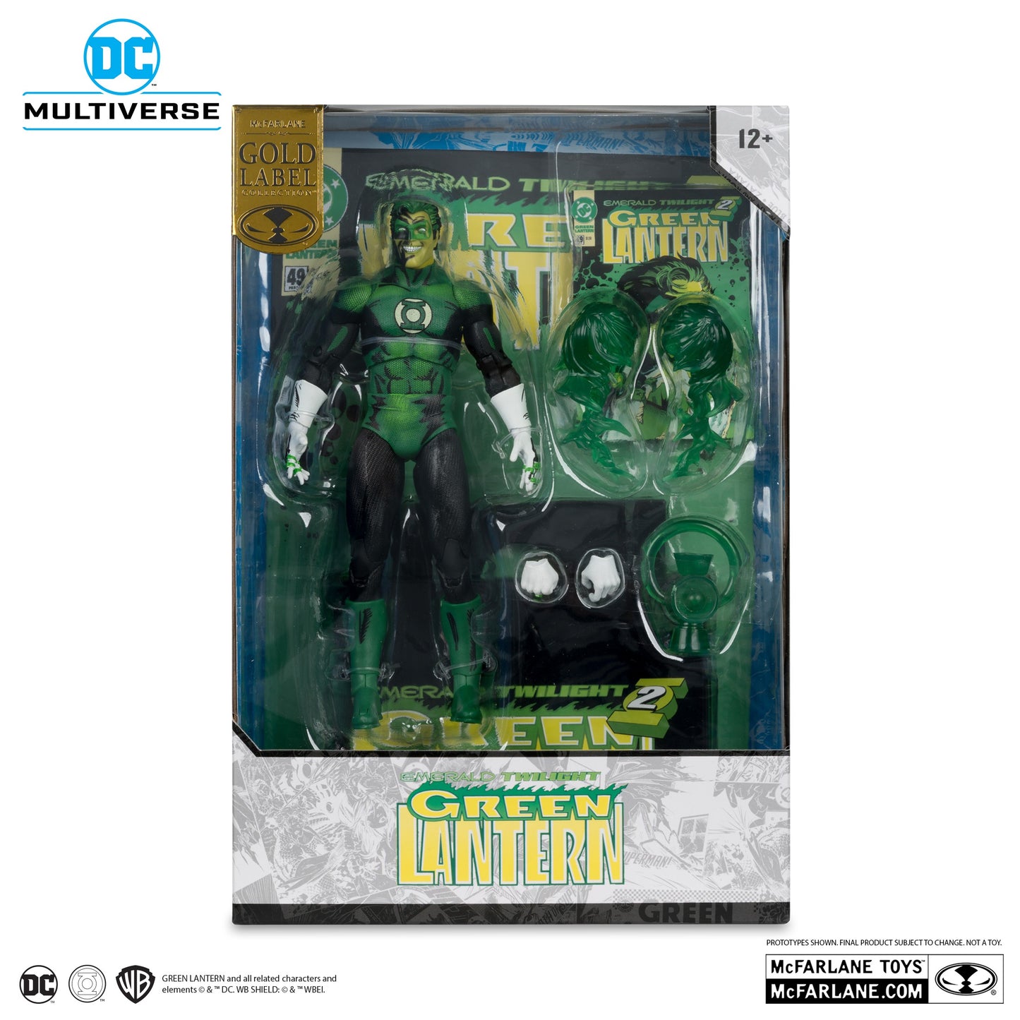 Green Lantern (Emerald Twilight) Gold Label McFarlane Cover Recreations