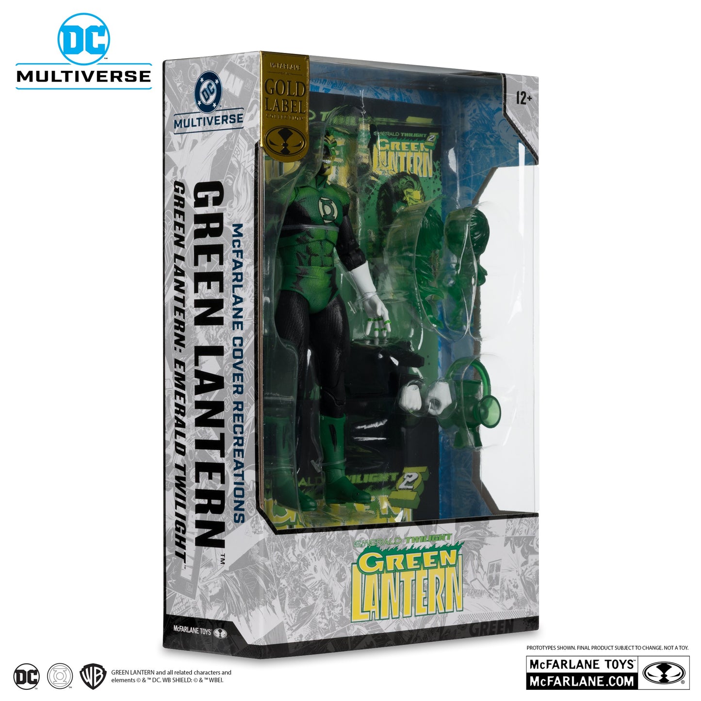 Green Lantern (Emerald Twilight) Gold Label McFarlane Cover Recreations