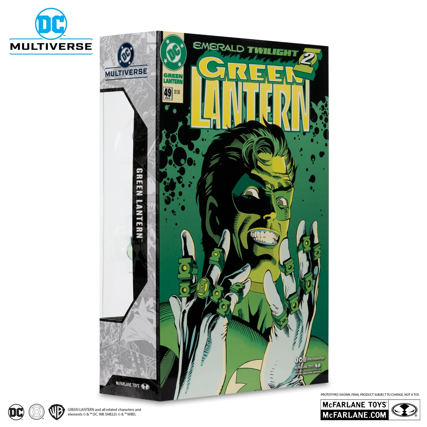 Green Lantern (Emerald Twilight) Gold Label McFarlane Cover Recreations