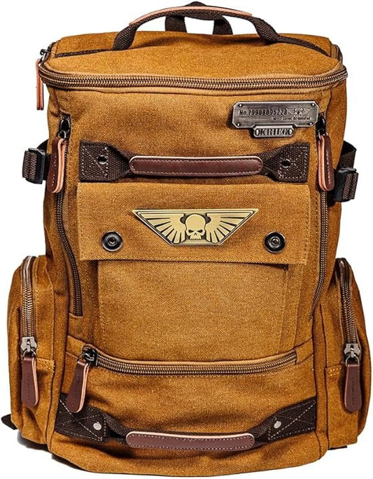 Warhammer 40K Starforged Death Korps of Krieg Siege Regiment Backpack front view