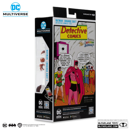 DC Multiverse action figure packaging with Detective Comics theme