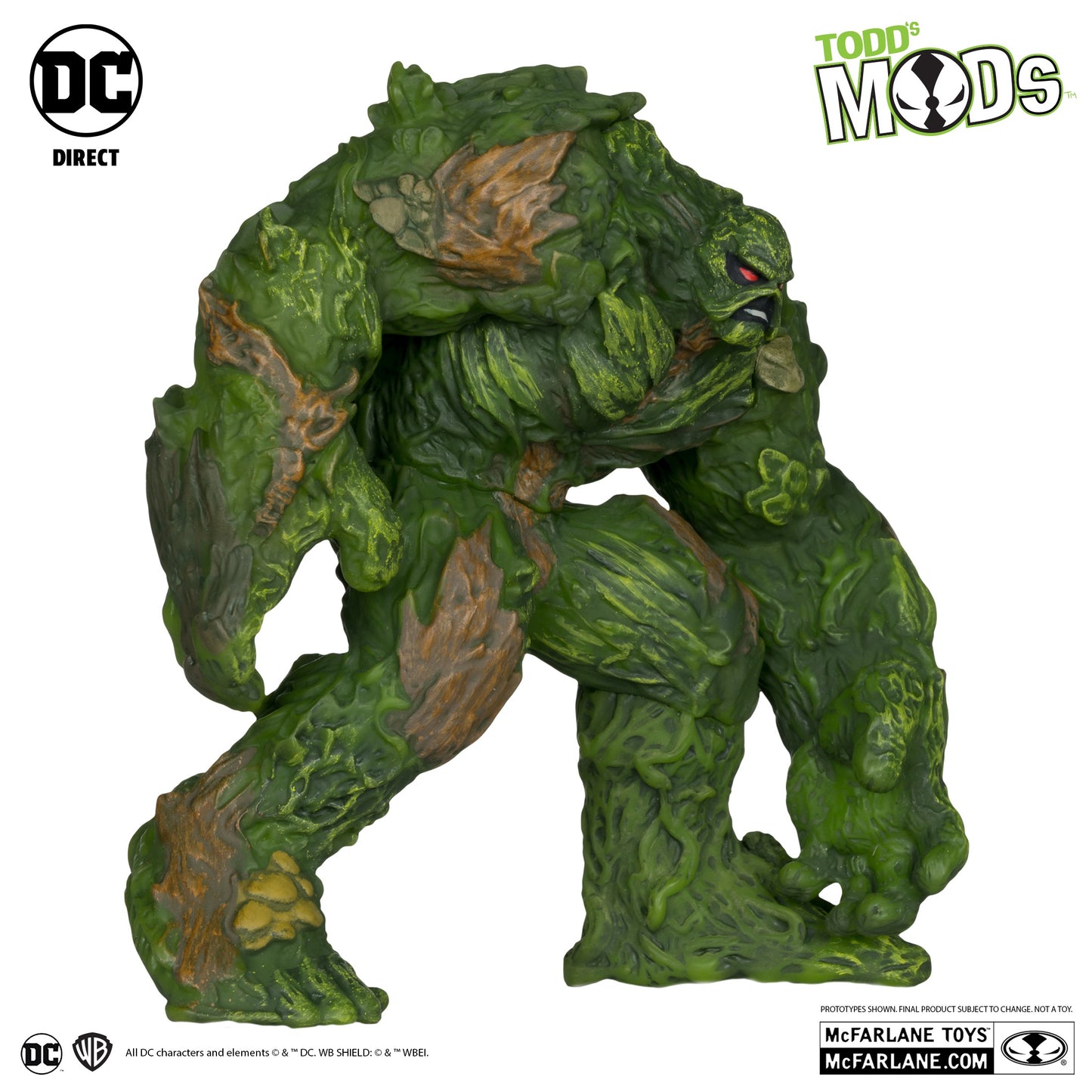 Swamp Thing Limited Edition Collector Vinyl (Todd’s Mods) 4.5in Scale Posed Figure
