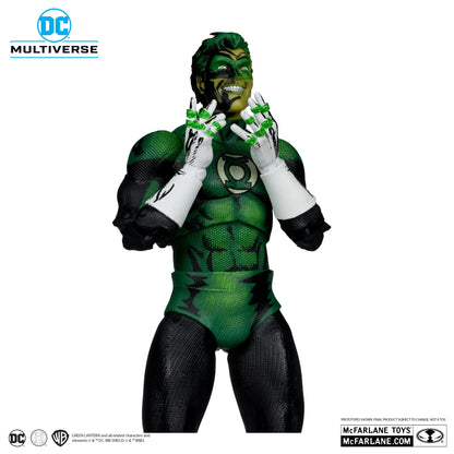 Green Lantern figure from McFarlane Toys on a white background with DC Multiverse logo.