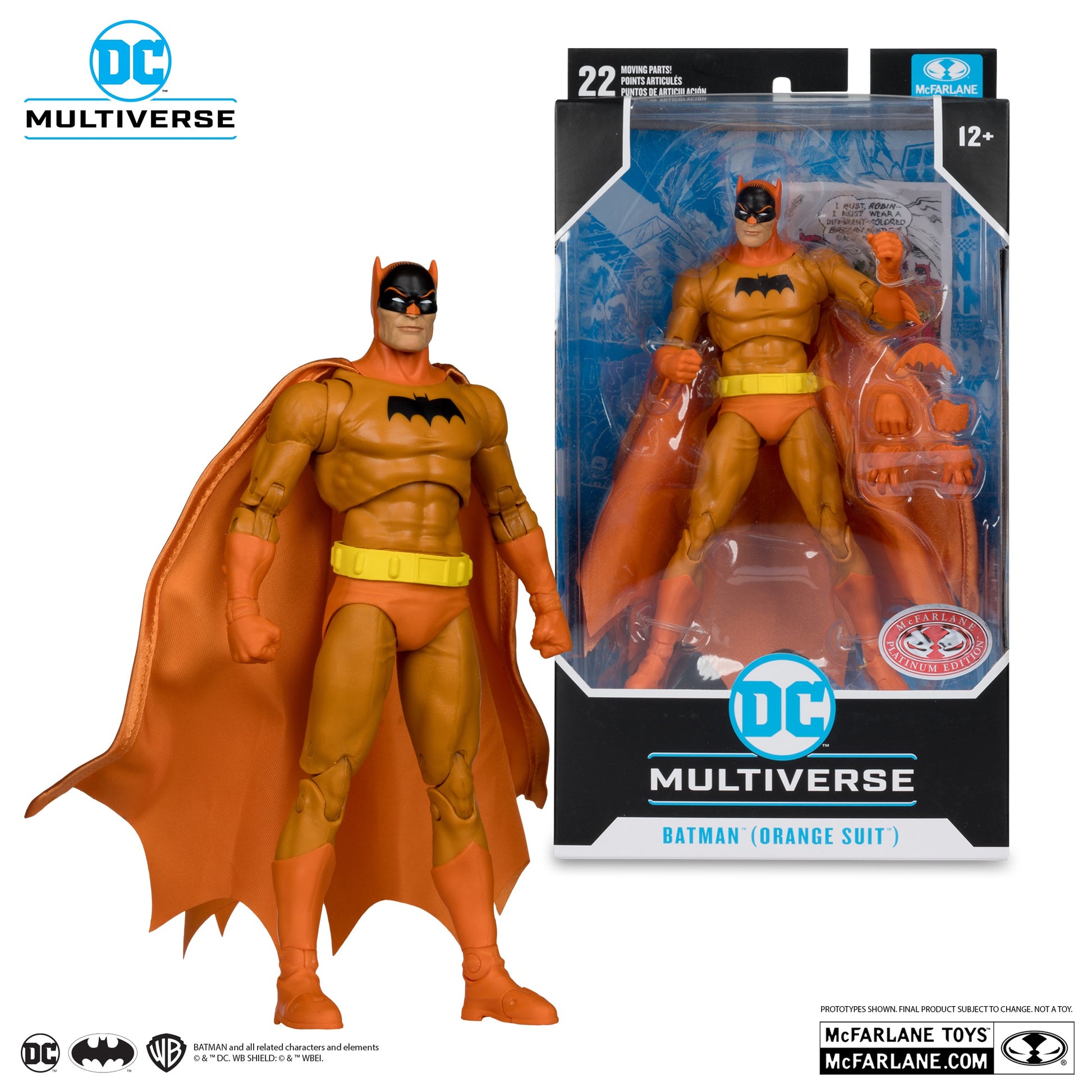 Batman (Orange Suit) (Red Platinum Edition) Action Figure