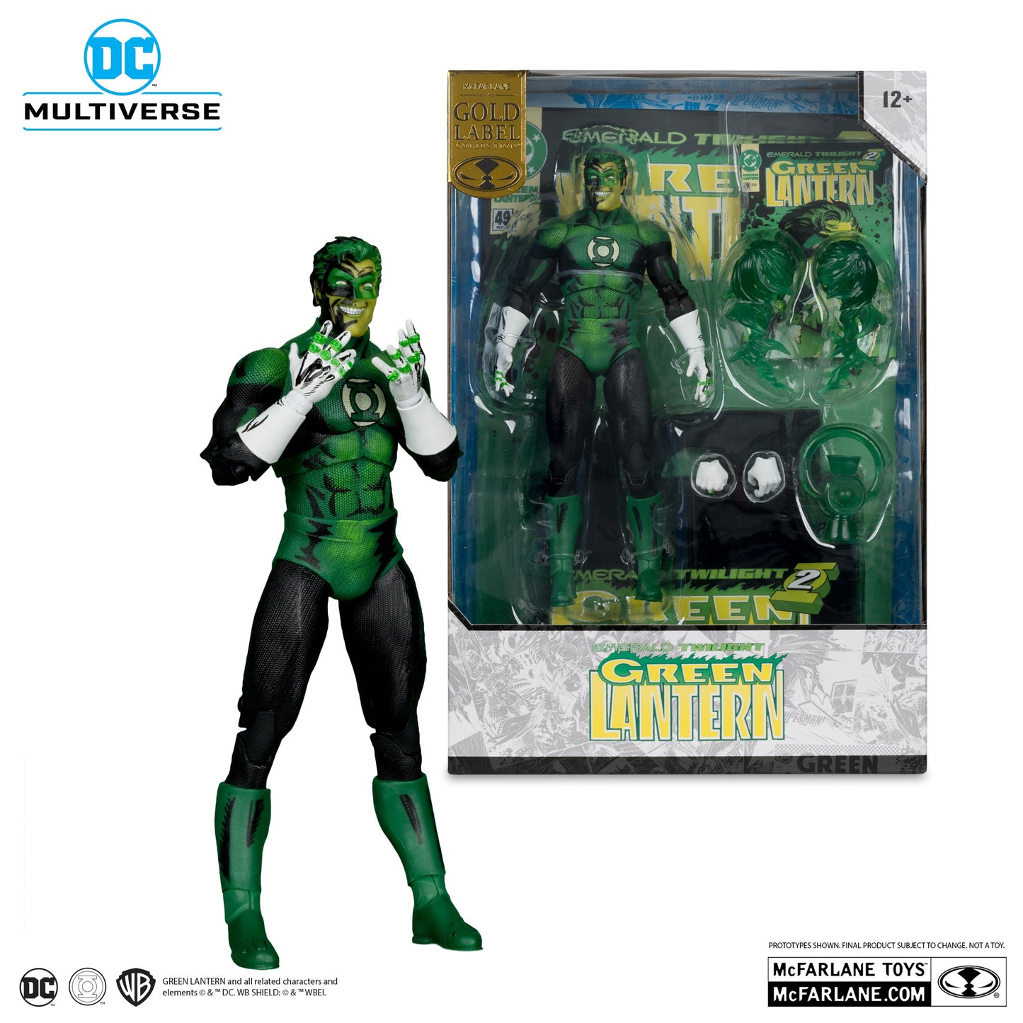 Green Lantern (Emerald Twilight) Gold Label McFarlane Cover Recreations