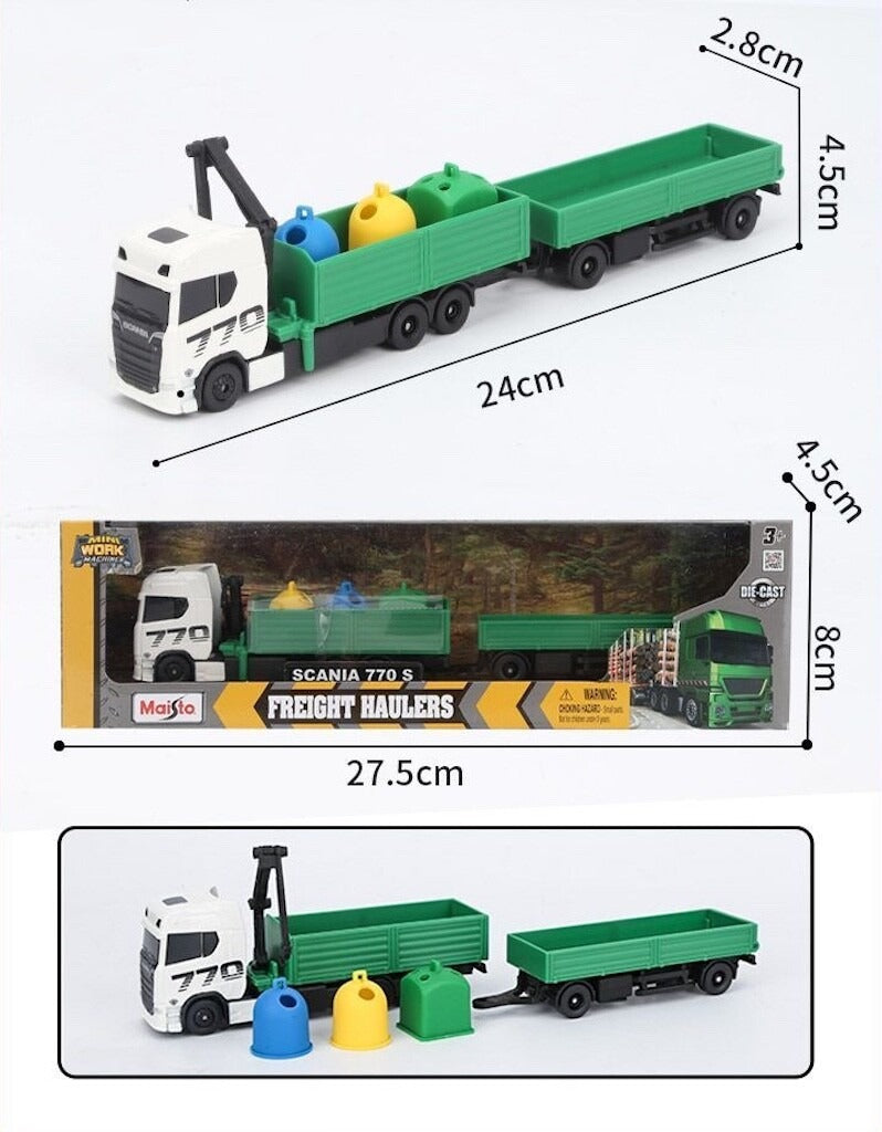 1:64 Scale Scania 770S Freight Haulers Transport Truck