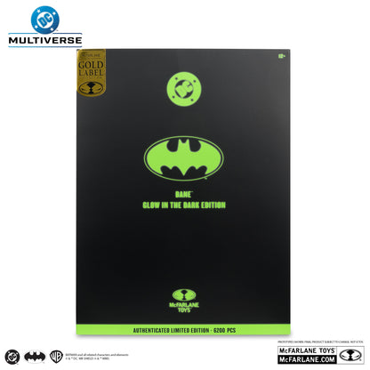 Bane (Glow in the Dark Edition) Mega Figure Gold Label box