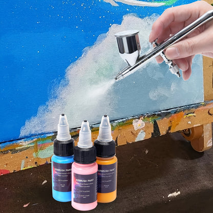 SOTISI 24 Piece Airbrush Propylene Liquid Paint Set