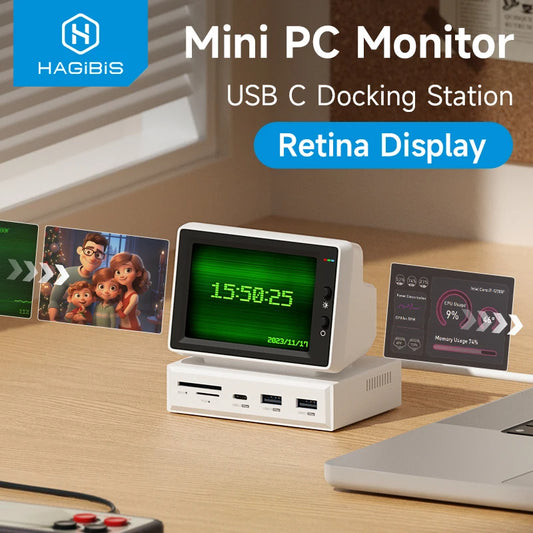 3,5-Zoll-IPS-Mini-Datenmonitor-Nebenbildschirm