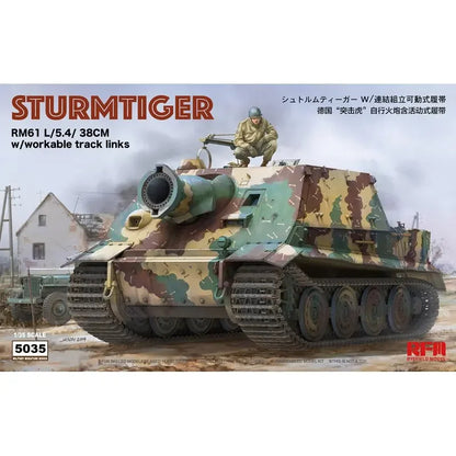 RFM | 5035 1/35 STURMTIGER RM61 L/5.4/38cm W/workable Track Links Model Kit