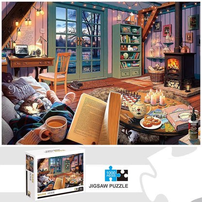 1000 Piece Warm Home Jigsaw Puzzles