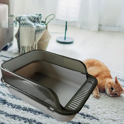 Cat Litter Box | High Side Semi Closed
