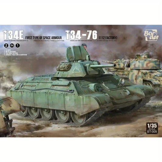 Border | BT-009 T34E Spaced Armour T34-76 (112 factory) 1:35 Model Kit