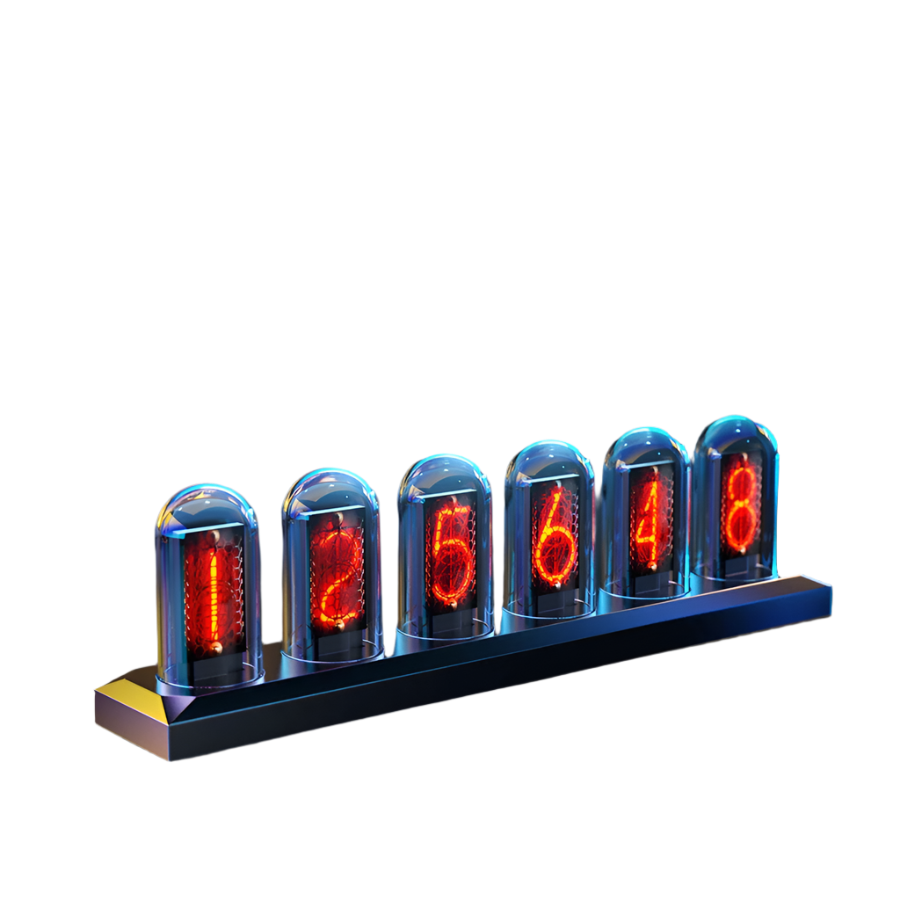 Customisable Digital Nixie Tube Table LED IPS Colour Screen Lights
