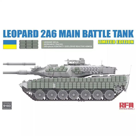 RFM | RM-5103 Leopard 2A6 Main Battle Tank Limited Edition 1:35 Model Kit