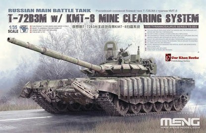 MENG | TS-053 Russian T-72B3M w/ KMT-8 Mine Clearing System 1:35 Model Kit