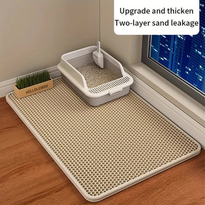 Honeycomb Double Layer Cat Litter Mat