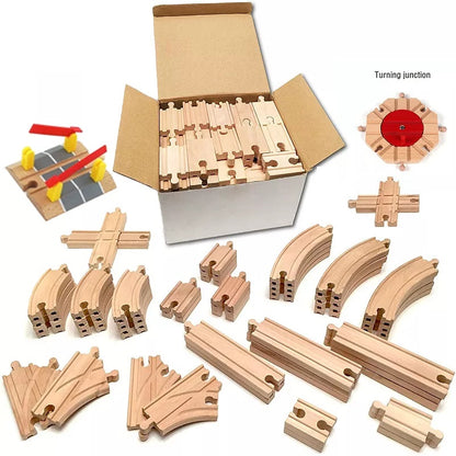 Right Track Toys | Wooden Train Track Set