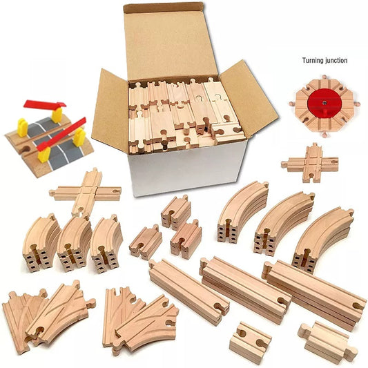 Right Track Toys | Wooden Train Track Set