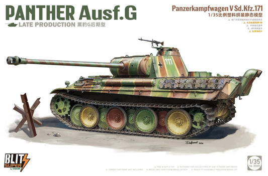 Takom | 35001 Panther Ausf.G Late Production (Super Blitz) 1:35 Model Kit