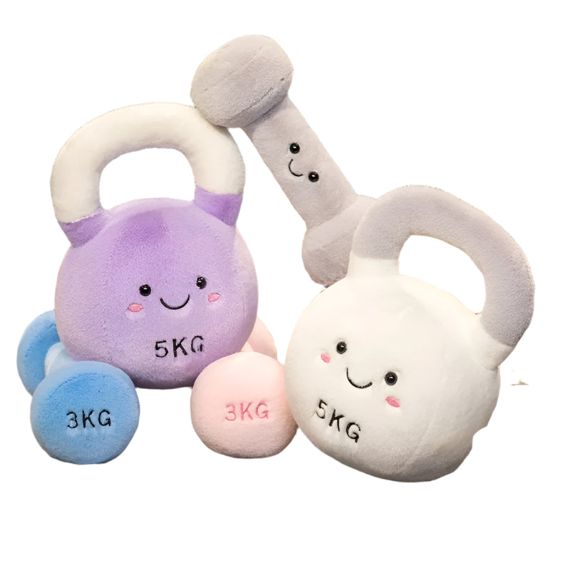 PlushBuddies Dumbbell Kettlebell Plushie Collection
