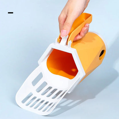 Large Capacity Cat Litter 2 in 1 Scoop and Bin