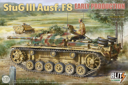 TAKOM | 8013 Stug III Ausf.F8 Early Production (Blitz) 1:35 Model Kit