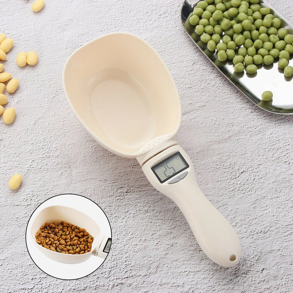 Digital Scale Electronic Pet Food Measuring Scoop