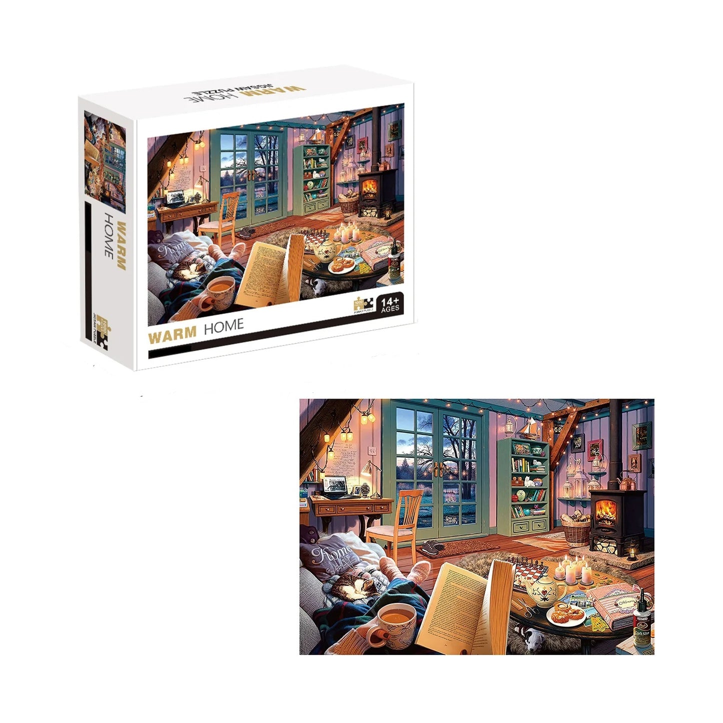 1000 Piece Warm Home Jigsaw Puzzles