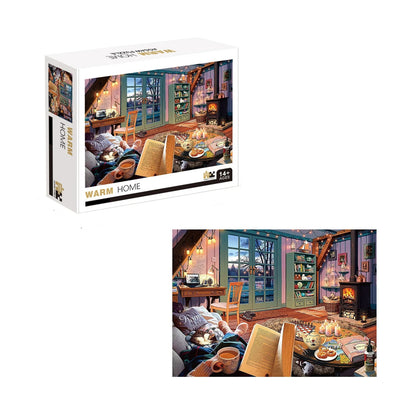 1000 Piece Warm Home Jigsaw Puzzles