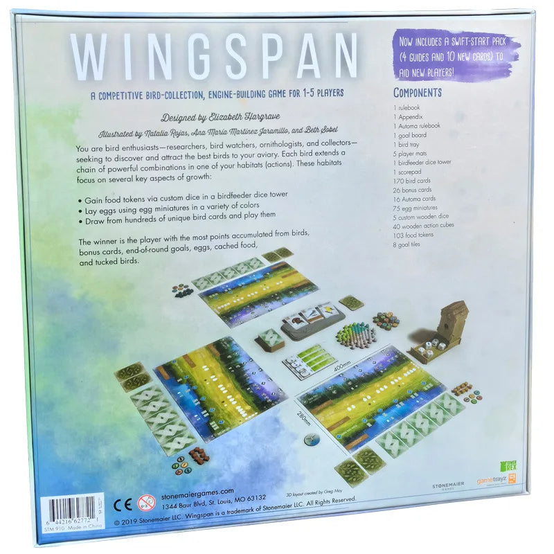 Wingspan Hummingbird Board Game | 2nd edition